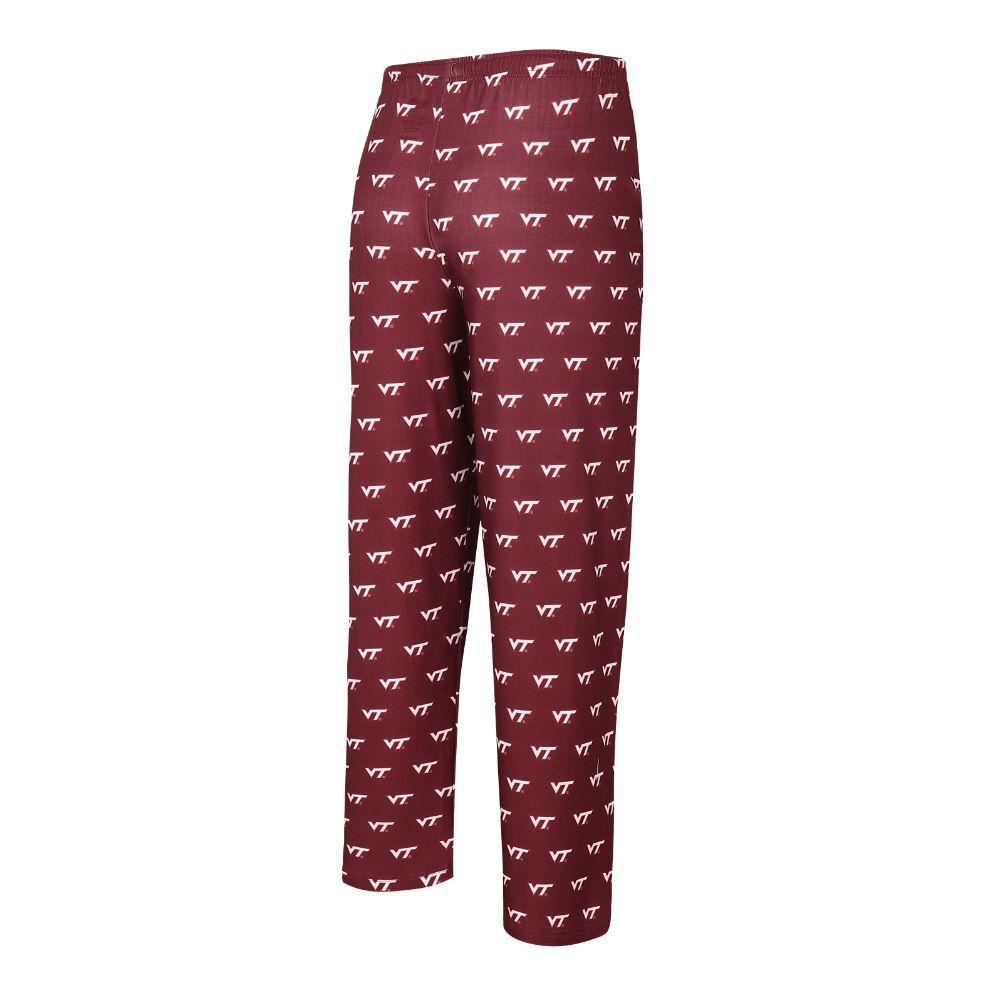 Hokies Virginia Tech College Concepts Gauge Allover Jersey Pants